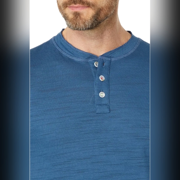 Scotch & Soda Long Sleeve Jersey Grandad Henley T-Shirt RETAIL $79 - Picture 4 of 16